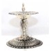 Oil Lamp Diya 925 Sterling Silver Temple Pooja Prayer Peacock W 567